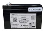 Ultramax LI7-12, 12v 7Ah Lithium Iron Phosphate LiFePO4 Battery - 7A Max. Charge & Discharge Current - Weight 0.9 Kg