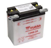 Yuasa 12N9-3A, 12v 9Ah Motorcycle Batteries