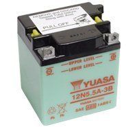 Yuasa 12N5.5A-3B, 12v 5.5Ah Motorcycle Batteries