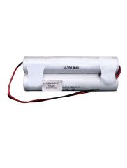 Ultramax 7.2v NiCd High Temp 6xD 4Ah, Emergency Lighting Stick 2 Sticks of 3 Format W/Leads