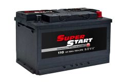SUPER START 110 12V 80AH 700 CCA SMF CAR BATTERY. DIMENSIONS: L 315mm x W 175mm x H 175mm