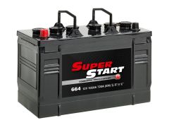SUPER START 664 12V 105AH 720 CCA SMF HEAVY DUTY CARGO BATTERY. L 347mm x W 174mm x H 235mm