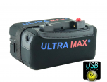 ULTRAMAX LI18-12USB, 18 TO 27 HOLE LITHIUM UNIVERSAL GOLF TROLLEY BATTERY 12V 18AH WITH USB PORT