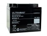 ULTRAMAX NPG50-12 12V 50AH (as 40Ah & 45Ah) EMERGENCY LIGHT LIGHTING GEL BATTERY