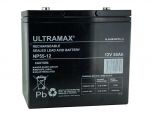 ULTRAMAX NP55-12, 12V 55AH 20HR (AS 50AH & 60AH)