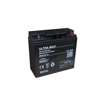 UltraMax NPG18-12, 12v 18Ah Sealed Gel Battery