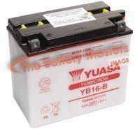 Yuasa Yumicron YB16-B-CX, 12v 19Ah Motorcycle Batteries