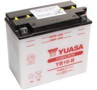Yuasa Yumicron YB16-B, 12v 19Ah Motorcycle Batteries
