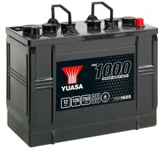 Yuasa YBX1655 655HD- 12V 125Ah 720A  Cargo Heavy Duty Battery For trucks, agricultural and plant equipment and passenger service vehicles