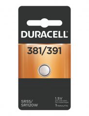 Duracell 391/381  Battery - Pack of 1
