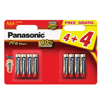Panasonic Pro Power AAA / LR03 Battery Pack of 4