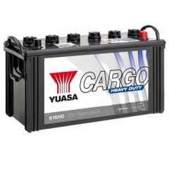 Yuasa 616HD- 12V 110Ah 650A Cargo Heavy Duty Battery For trucks, agricultural and plant equipment and passenger service vehicles