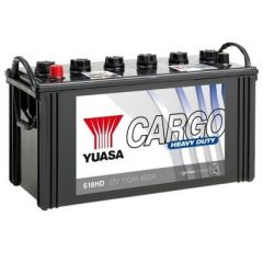 Yuasa 618HD - 12V 110Ah 650A Cargo Heavy Duty Battery For trucks, agricultural and plant equipment and passenger service vehicles