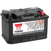 Yuasa YBX1100 Professional - 12V 70Ah 620A CaCa Car Batteries - 3 Years Warranty