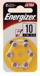 Energizer Hearing Aid 6 x Zinc Air 10