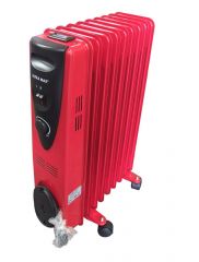 ULTRA MAX Oil Heater (2000W) 9 Fins - Red