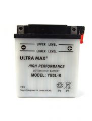 Ultramax Yumicron YB3L-B, 12v 3Ah Motorcycle Batteries. L(mm) W(mm) H(mm) 98 56 110