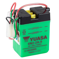 Yuasa 6N2-2A-9 6V 2.1Ah (Dry Charged) Conventional Battery