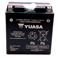 Yuasa YTX20CH-BS (Combi Pack) 12V  18.9Ah High Performance MF VRLA Battery