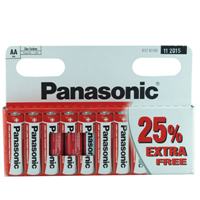 PANASONIC AA R6 SIZE S 1.5V ZINC CARBON BATTERIES 10 PCS IN PACK
