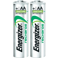 Energizer Rechargeable AA Batteries 2450 mAh - Pack of 2