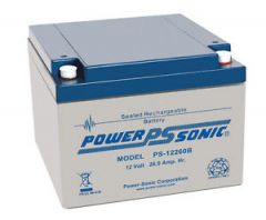 Powersonic ps12240, 12V 24Ah Sealed Lead Acid High Capacity Battery (L(mm) W(mm) H(mm) 166 175 125)