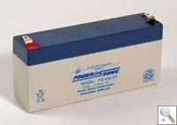 Power-Sonic PS630, 6V 3Ah Sealed Lead-Acid High Capacity Battery (L(mm) W(mm) H(mm) 134 34 64)