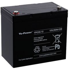 YUASA YC50-12, 12v 50Ah High Performance Heavy Duty Cyclic Mobility Battery