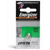 Energizer Silver Oxide SR44 or EPX76, 1 Battery in a Pack