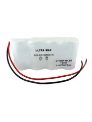 Ultramax 4.8v NiCd High Temp 4xD 4Ah, Emergency Lighting Stick W/Leads