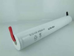 Ultramax 4.8v NiCd High Temp 4xD 4Ah Emergency Lighting Stick W/Tags