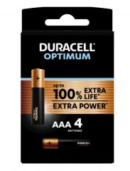 Duracell Optimum AAA Batteries pack of 4
