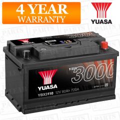 Yuasa YBX3110 (110 Professional) - 12V 80Ah 720A SMF Battery (3 Years Warranty)