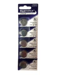 Fuji Energy Lithium CR2016 Coin Cell pack of 5