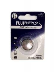 Fuji Energy Lithium CR2032 Coin Cell pack of 1