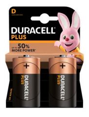 Duracell Plus Power D/LR20 Battery 1.5V - Pack of 2