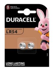 Duracell LR54 Alkaline Coin Cell Battery 1.5V   42mAh