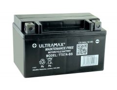 Ultramax TTX7A-BS (Replaces Yuasa YTX7A-BS), 12v 6Ah Motorcycle Batteries. L(mm) W(mm) H(mm) 150 87 94