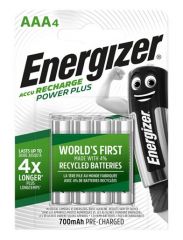 Energizer Rechargeable AAA Batteries 700 mAh - Pack of 4
