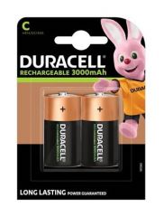 Duracell Rechargeable C / LR14 3000mAh Batteries - Pack of 2
