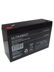 Elan GB6V8 6V 10Ah Emergency Light Replacement Ultramax NP10-6 Battery