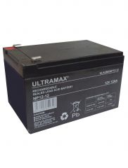 MK ES12-12TE (12V 12AH) 12V 12Ah Wheelchair Replacement Ultramax NP12-12 Battery