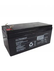 Portalac PE12V3A 12V 3.2Ah UPS Replacement Ultramax NP3.3-12, 12v 3.3Ah Battery