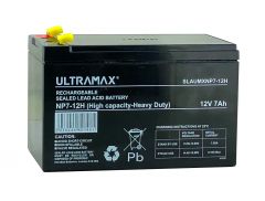 Ultramax NP7-12H, 12v 7Ah High Energy, Heavy Duty Sealed Lead Acid Battery
