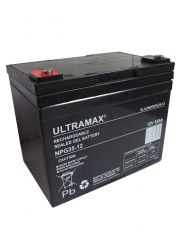 Electric Mobility 12V 35Ah Wheelchair Replacement Ultramax NPG35-12 Gel Battery