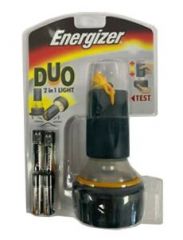 Energizer Torch Duo, takes 4 x AA sized batteries